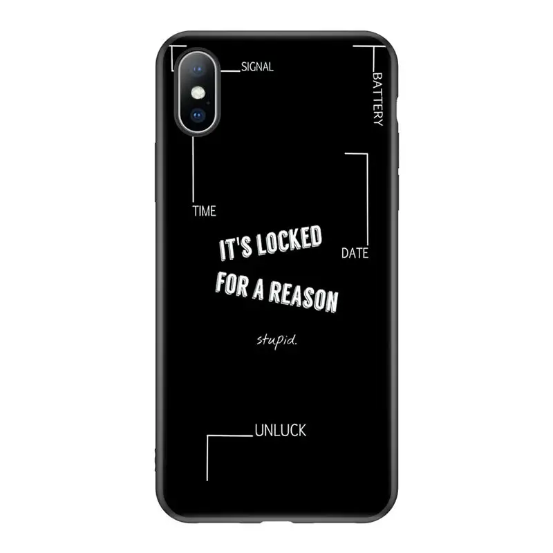Силиконовый чехол для телефона iPhone 7 8 6 6S Plus X Stars надпись Space XR XS Max 5 5s SE Чехлы мягкая