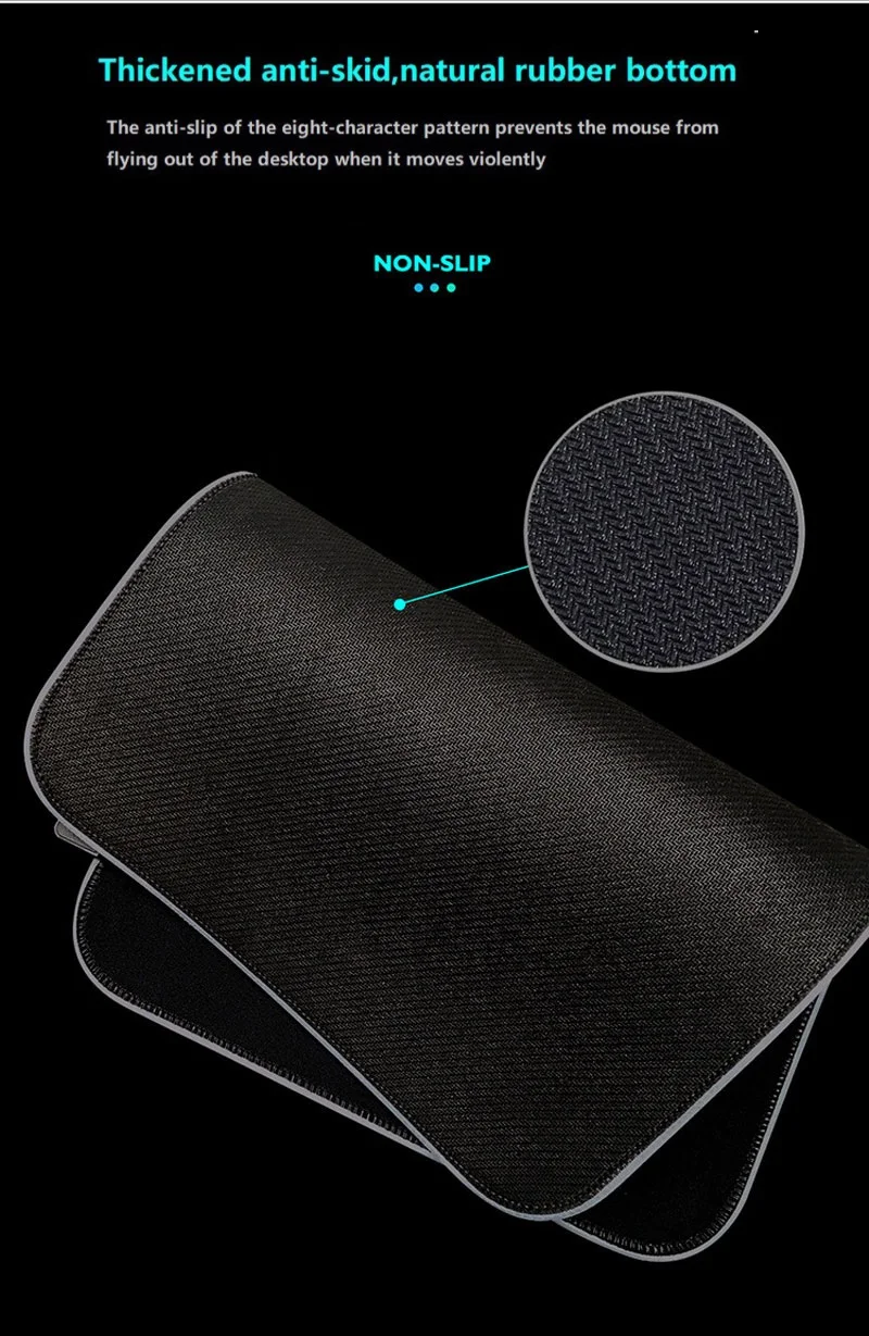 

RGB Gaming Mice Mat Multi Size Mouse Pad Night Wolf Story Computer Keyboard Mousepad Carpet Table Cover