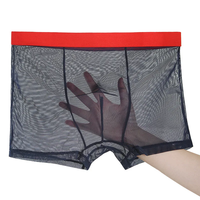 Мужское нижнее белье L 3XL дышащие Бесшовные Ice Silk (искусственное волокно с
