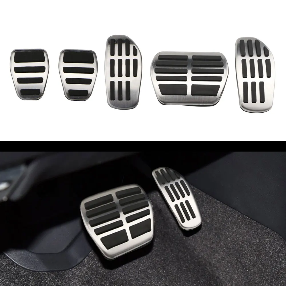 

Color My Life AT MT Car Pedals Rest Pad Mats Gas Fuel Brake Pedal Cover for Renault Captur Kaptur 2019 2020 Accessories