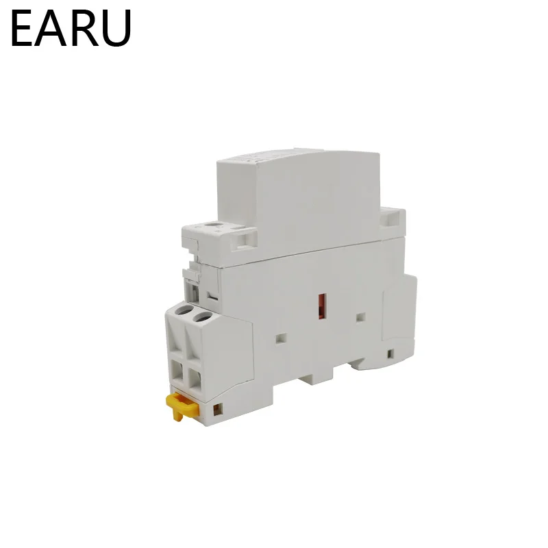 Американская классификация проводов 2р 16A 20A 25A AC 110V 220V 50/60 Гц катушки Din Rail бытовой