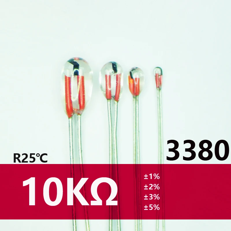 MGB MF51 10K 103 1% 3380 3435 стеклянный Температурный датчик NTC с датчиком температуры в