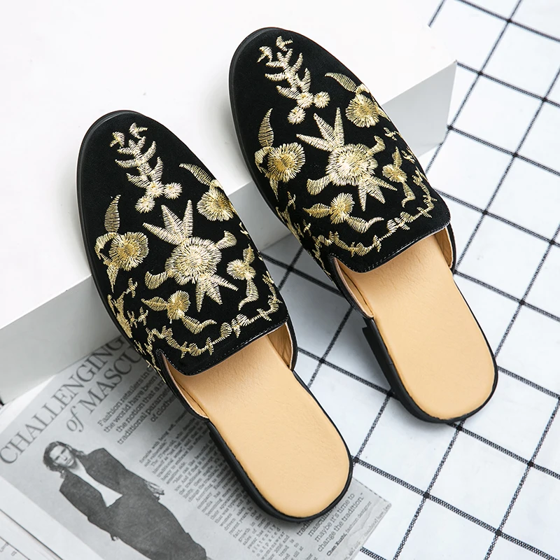 

New Fashion Shoes for Men Half Drag Mens Summer Shoe Top Quality Men Youth Casual Shoe Comfortable Man Half Slippers Size 38-44
