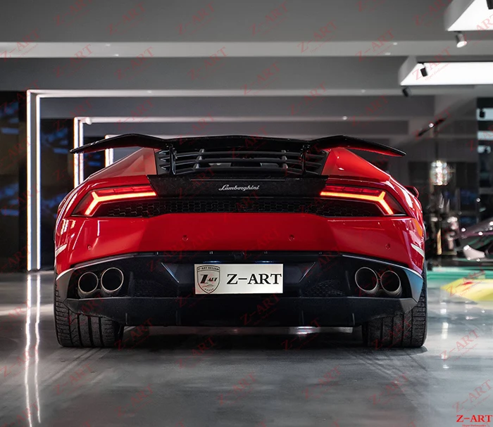 Z ART для Lamborghini Huracan карбоновое заднее крыло Lamboghini LP610 LP580 спойлер|Обвесы| |