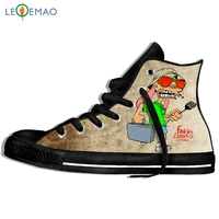 walking canvas boots shoes breathable ren and stimpy anime wearable comfort sport shoes classic sneakers