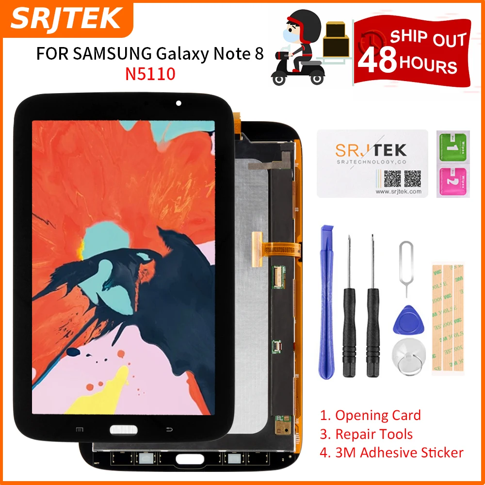 Srjtek 8 &quotдля Samsung Galaxy Note 0 ЖК-дисплей сенсорный экран дигитайзер сенсор планшетный
