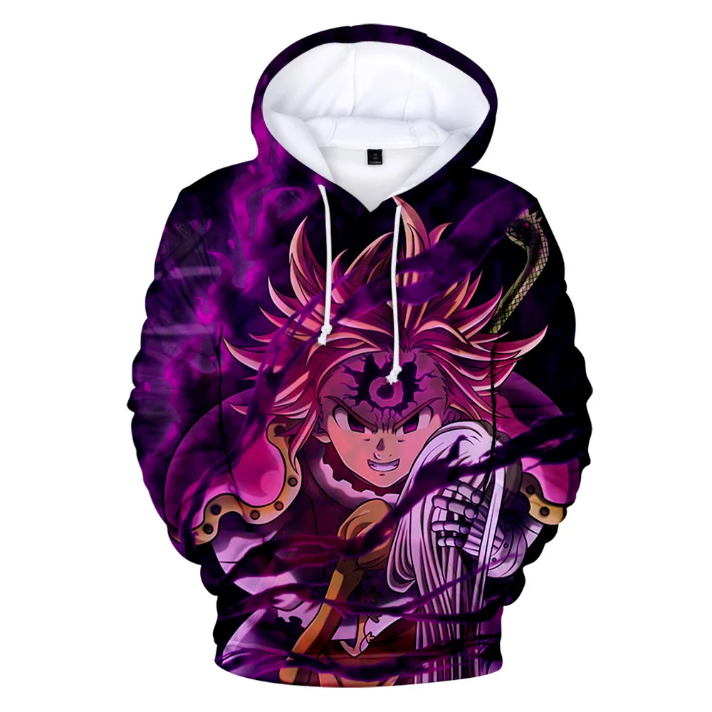 

2021 New Creative The Seven Deadly Sins Men Women Hoodies Sweatshirt Harajuku 3D Print Pattert Pullovers Fashion Autumn Clothes