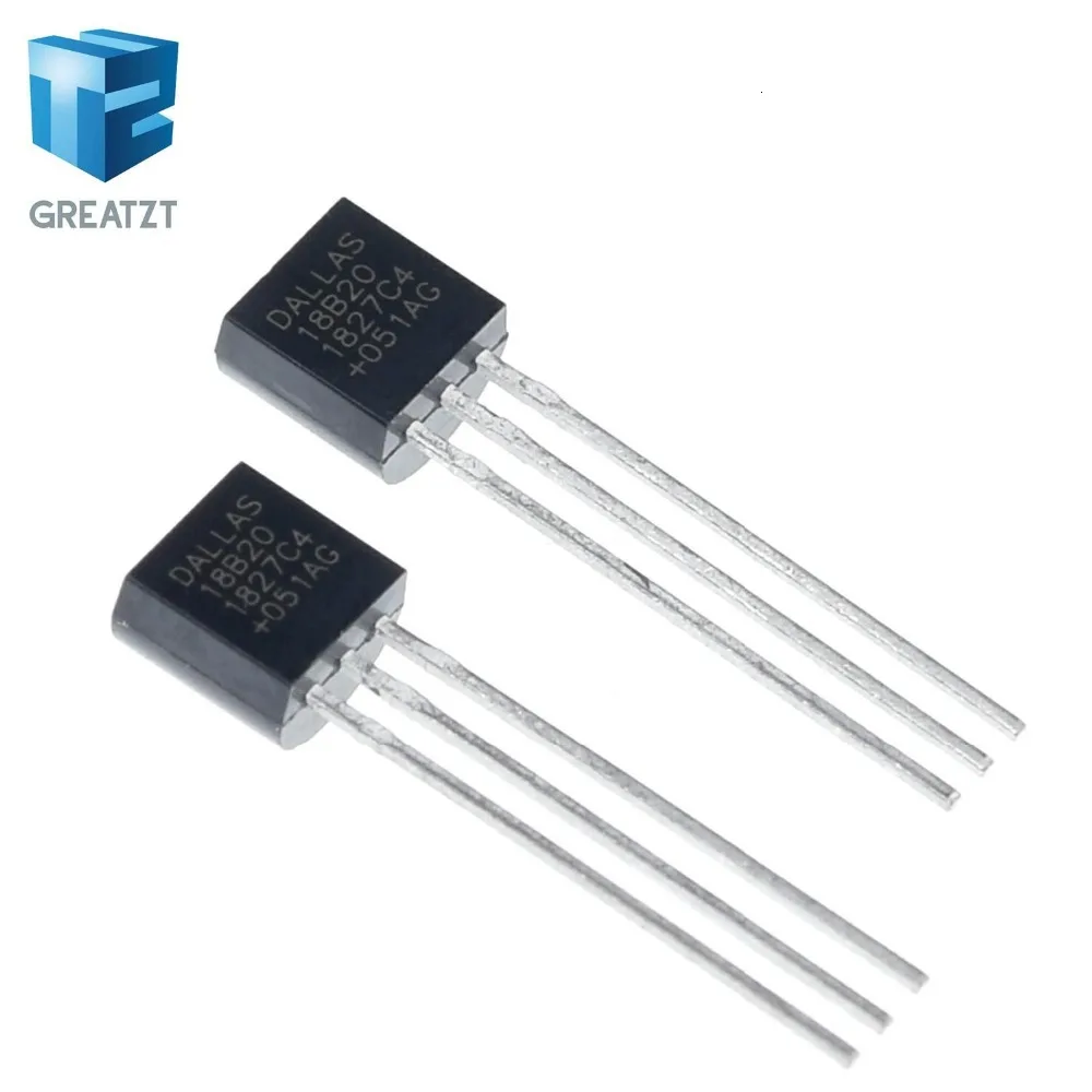 GREATZT 10 шт./лот Сенсор электронный чип DS18B20 TO-92 18B20 чипы Температура Сенсор IC 18b20 diy Электронный