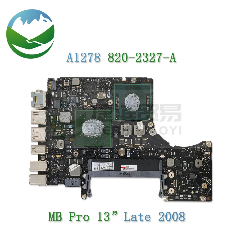 Протестированная материнская плата A1278 для Apple Macbook Pro 13 &quot 2 0 ГГц P7350 4 P8600 820-2327-A
