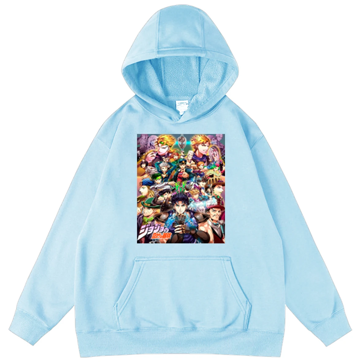 

Anime Cartoon Manga Hoodie JoJo's Bizarre Adventure Printing Men's Hoodies Loose Hooded Casual Streetwear Clothing Tops Male