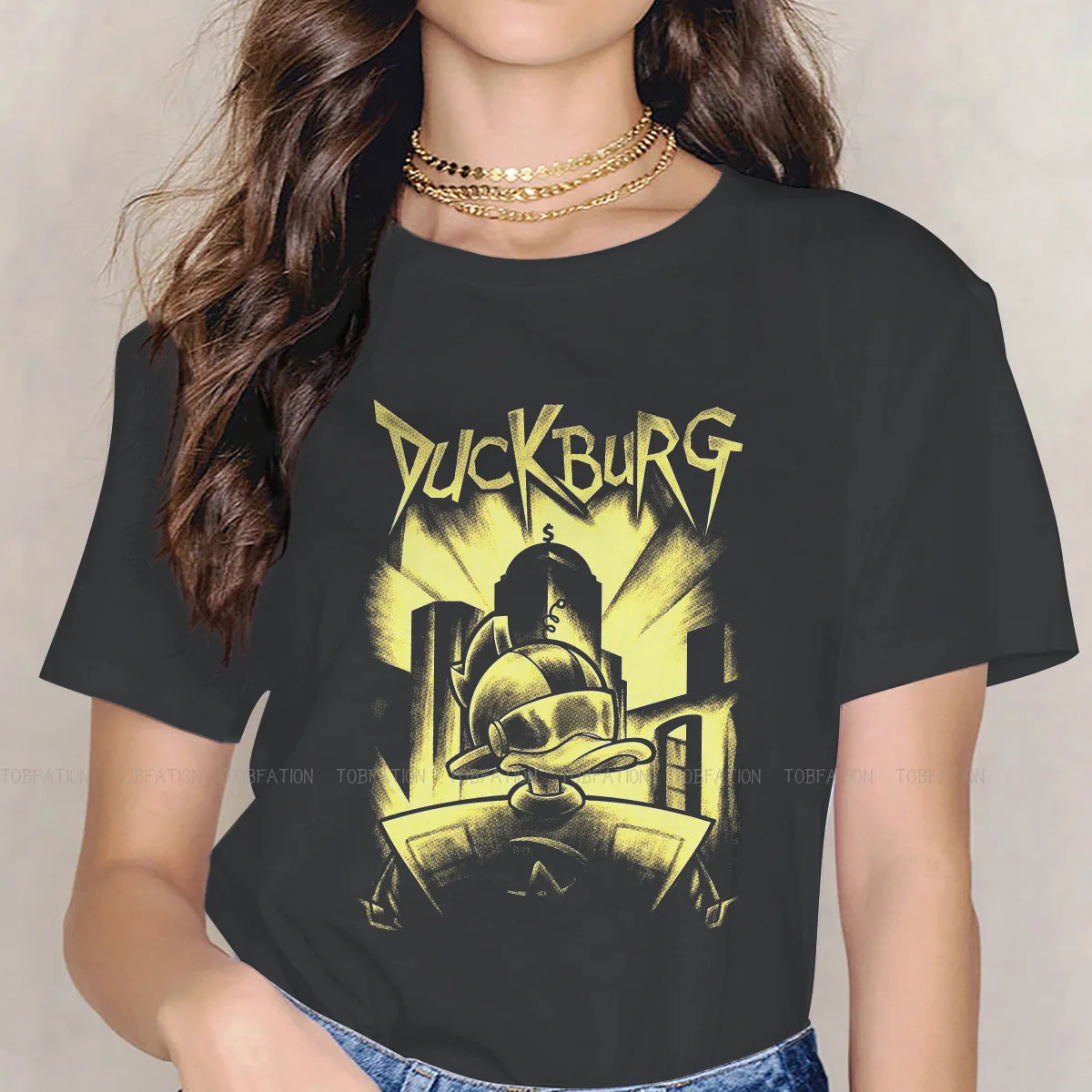 

Metropolis Science-Fiction Film TShirt for Woman Girl Gizmopolis Basic Summer Tee T Shirt Trendy Loose