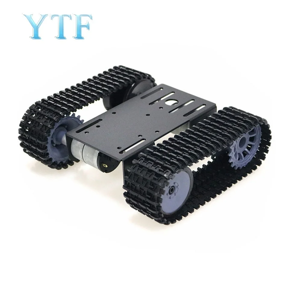 Прибытие мини T101 умный робот танк шасси гусеничный автомобиль платформа с