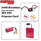 Мотор SURPASS HOBBY motor 2445 водонепроницаемый бесщеточный мотор 35A ESC TXT60 Plug программная карта в подарок для 116 RC 2S Traxxas Trx4 Fpv Scx24
