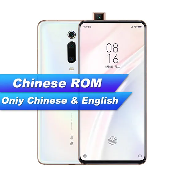 Chinese ROM White Смартфон Xiaomi Redmi K20 Pro с глобальной прошивкой, 8 ГБ, 128 ГБ, эксклюзивная версия, Snapdragon 855 plus, 4000 мАч, 48мп, тройная камера 6,39 дюйма - Цвет: Chinese ROM White