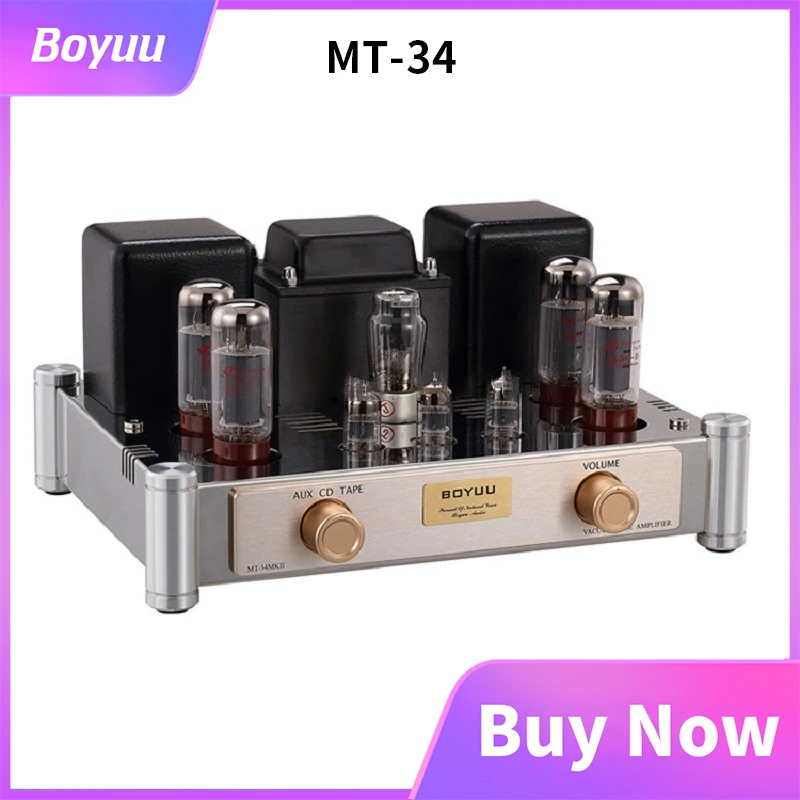 

Boyuu MT-34 ламповый усилитель EL34 push-pull HiFi усилитель мощности