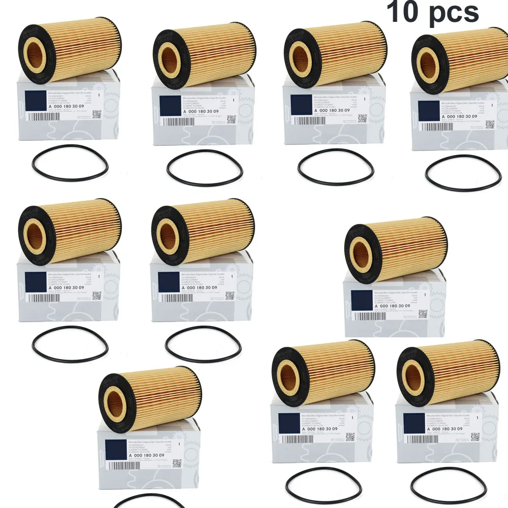 Масляный фильтр двигателя 0001803009 для C204 C209 C219 W211 W164 S211 A197 C216 R230 CLS63 E63 ML63 S63 10 шт.