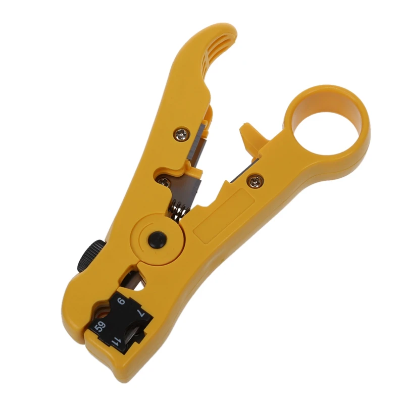 Coaxial Cable Stripper Coax Stripping Tool for RG59/6/7/11 / Reversible Cassette Cutter Function | Инструменты