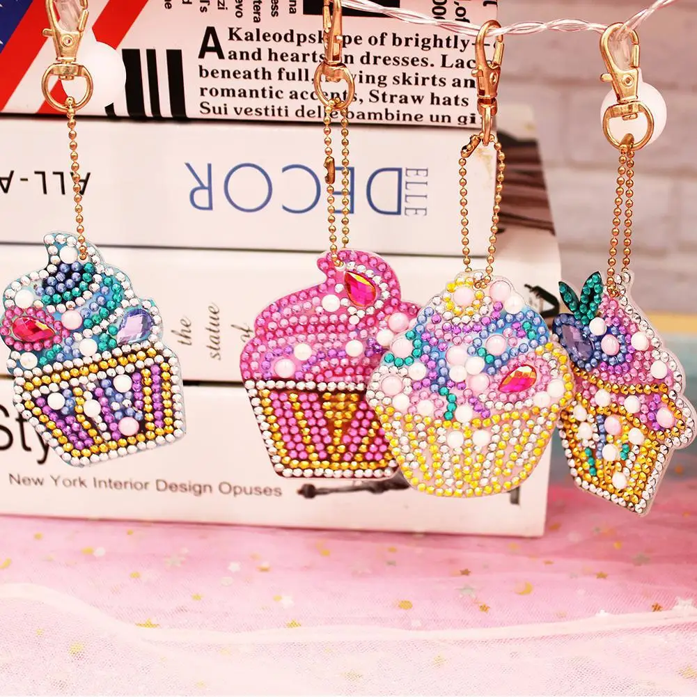 5D алмазная живопись брелок Стразы Подвеска мороженое DIY ремесло набор для картин