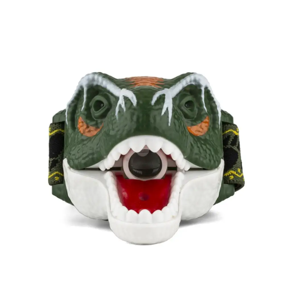 Налобный фонарь T Rex динозавр светодиодный с 3 режимами яркого освещения|Налобные