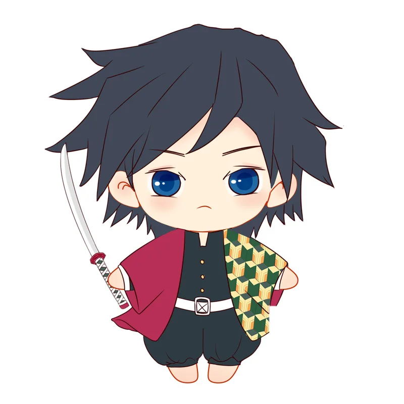 

Demon Slayer Anime Tomioka Giyuu Cartoon Plush Doll Stuffed Toy Dolls Change Clothings Pillow Cushion Xmas Birthday Gifts New