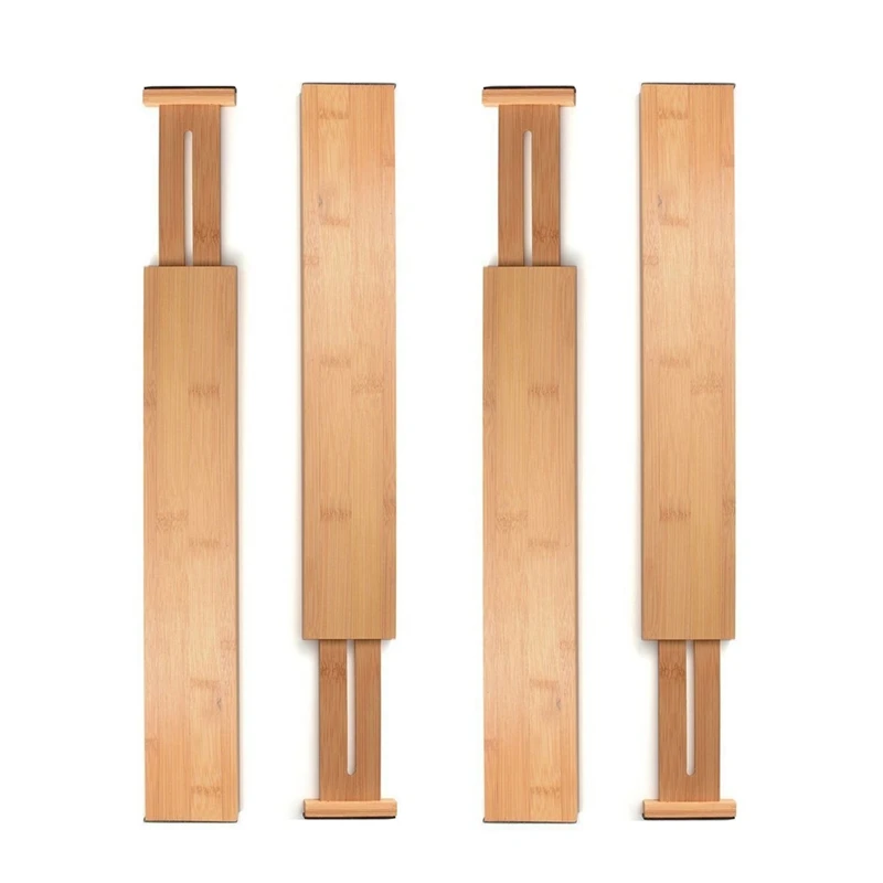 

Drawer Organiser Drawer Divider Organiser System 4 Adjustable Drawer Dividers with Reinforced Spring and Edge Protection