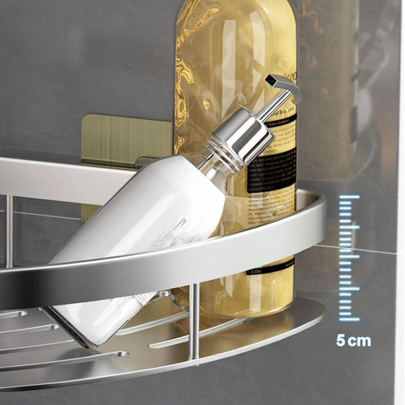 Треугольный органайзер для полотенец ELOSSA полка ванной комнаты туалета настенный