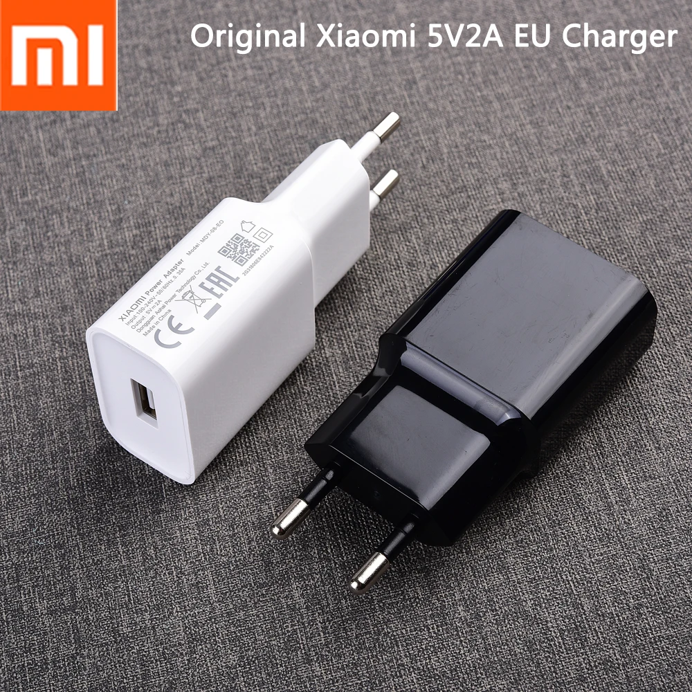 Оригинальное зарядное устройство XIAOMI 5 в 2 А 10 Вт ЕС адаптер питания для зарядки