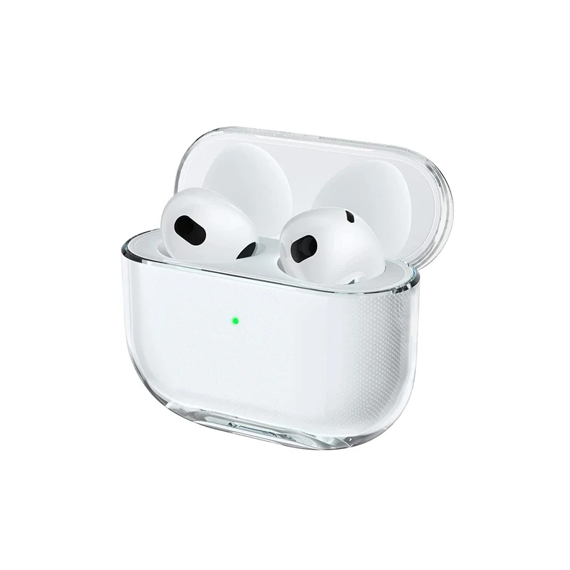Мягкий защитный чехол из ТПУ для AirPods 3 прозрачный Air Pods чехлы беспроводных