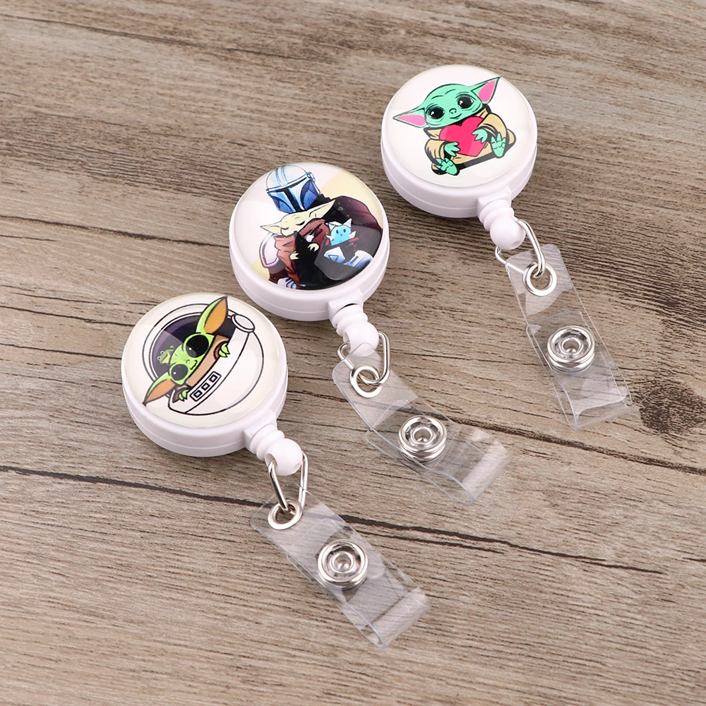 Выдвижной школьный значок медсестры JF763 с изображением инопланетянина |