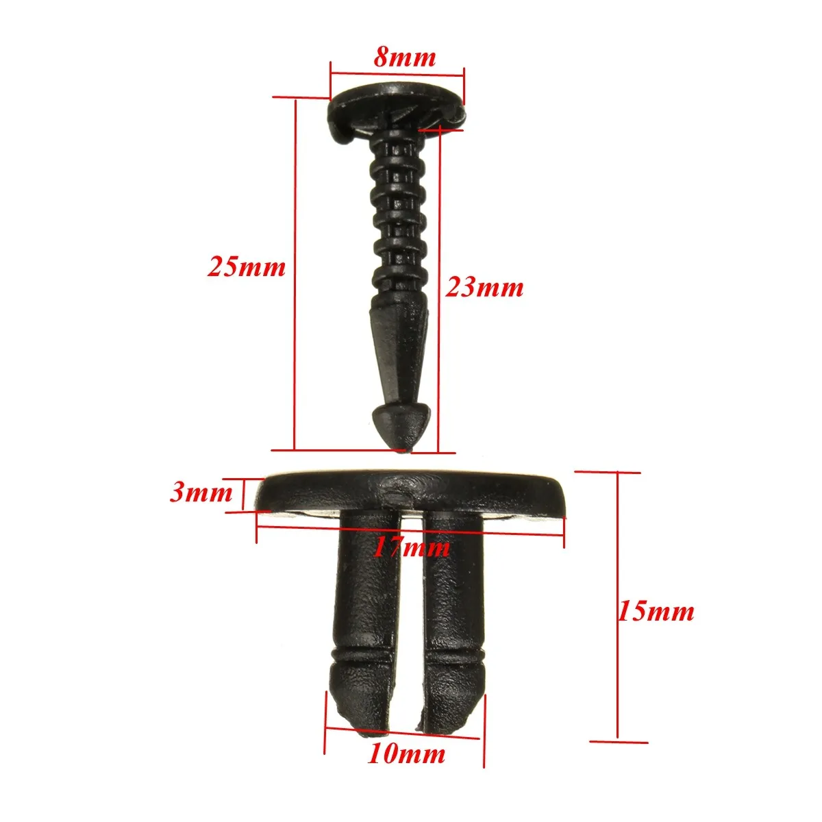 

20Pcs 10Pcs Car Bumper Fastener Trim Clip Rivets For Renault Clio Laguna Megane Espace 7703072360