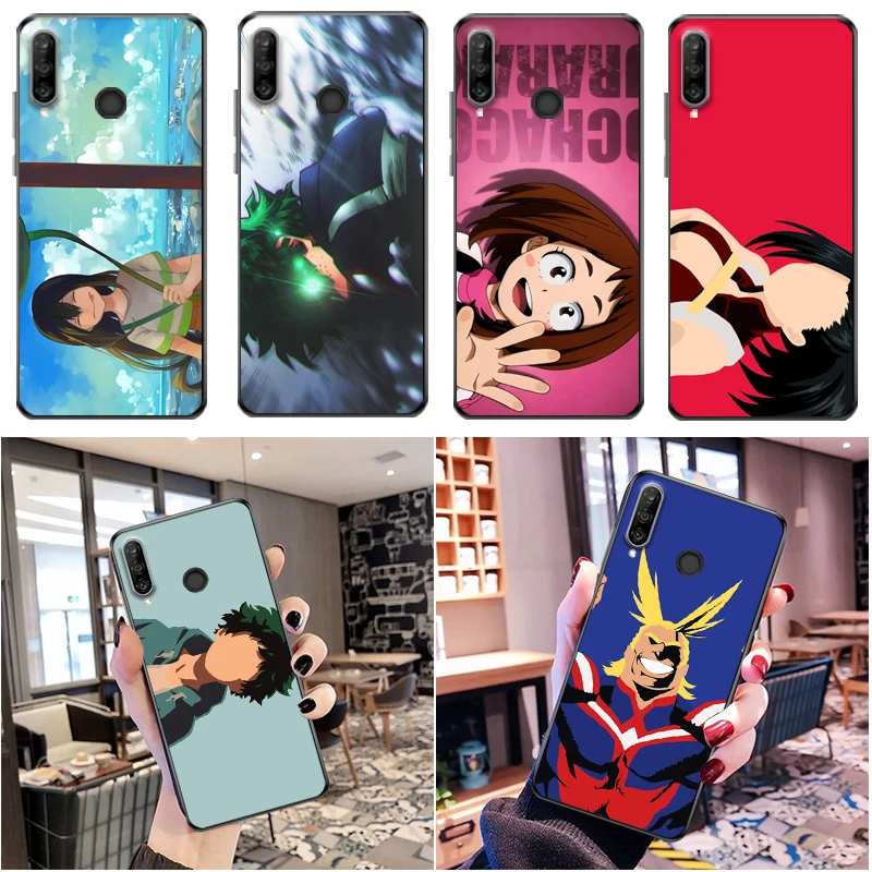 

My Hero Academia Todoroki Shouto Tomura Boku Dabi Shigaraki Bakugou Katsuki Phone Case For Huawei P30 Lite Pro Funda Cases