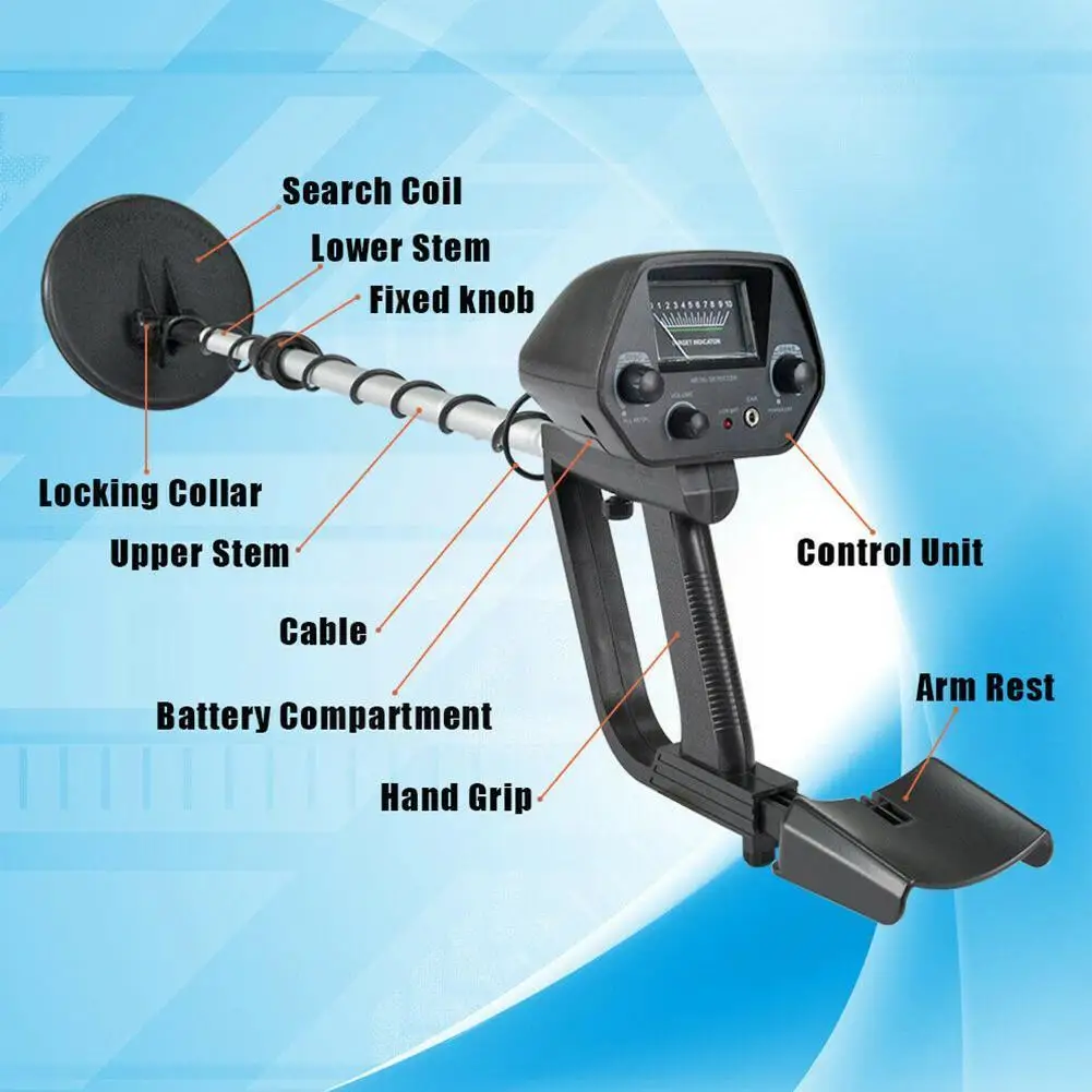 

GTX5030/Md4030 Metal Detector Metal Finder Pinpointer Hunter Treasure Metal Detectors Underground Professional Digger Gold A7E2