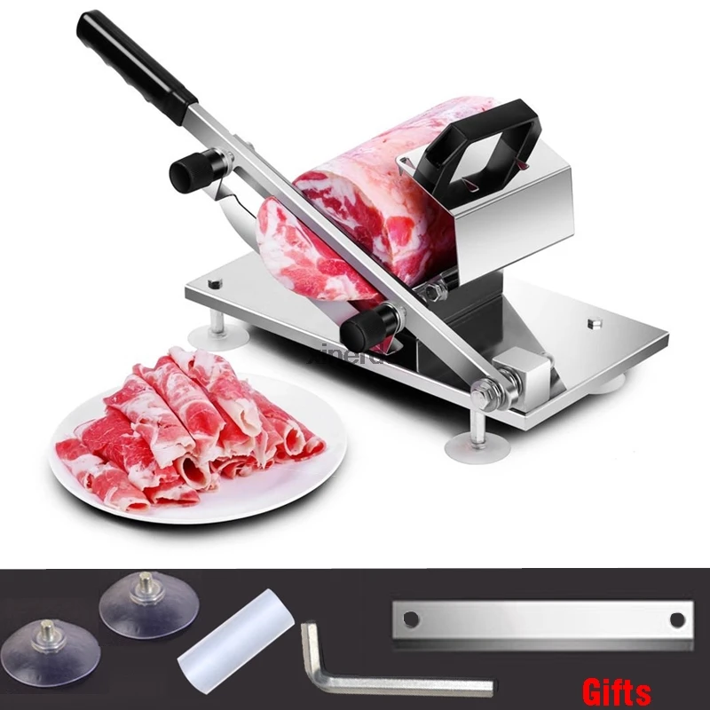 Commercial Household Manual Meat Slicer Lamb Beef Meatloaf Frozen Cutting Machine Vegetable Mutton Rolls Hand Mincer Cutter | Дом и сад