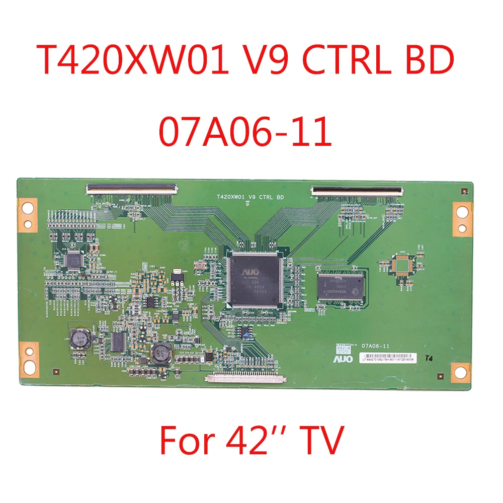 Плата tcon T420XW01 V9 CTRL BD 07A06 11 для 42 ''материнской платы телевизора дюймовая сменная