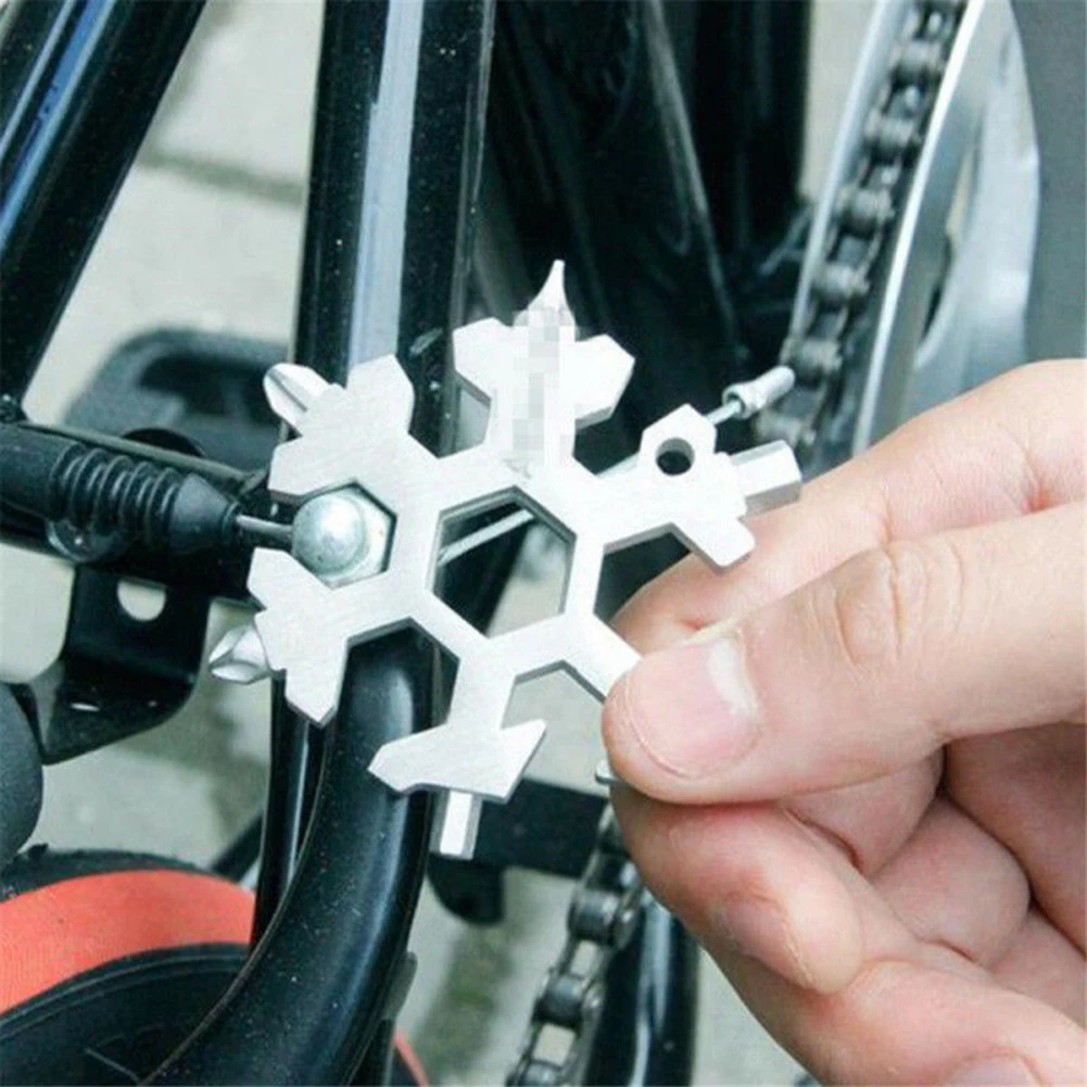 

2PCS Wrench Stainless Multi-tool Portable Octagonal Snowflake Shape Screwdriver
