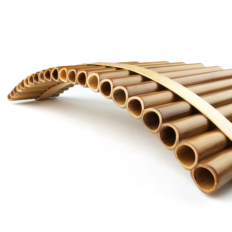 Original Bamboo Light Weight  22 Pipes Handmade Music Instruments  Woodwind Pan Flute enlarge