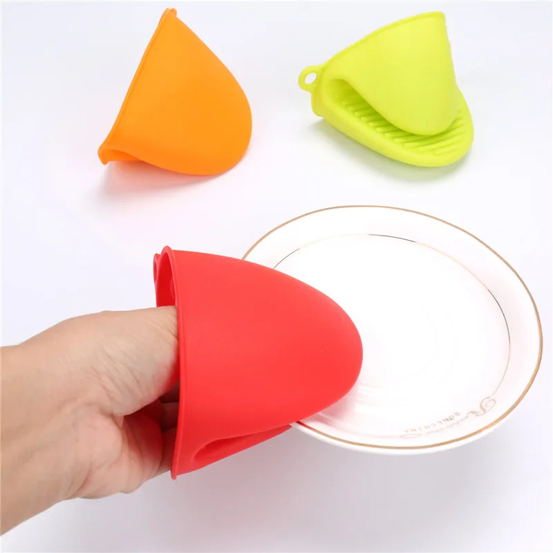 

1pcs Kitchen Accessories Silica Gel Heat Insulation Clip Anti Scalding Non Slip Gloves Household Bowl Oven Microwave Oven Gadget