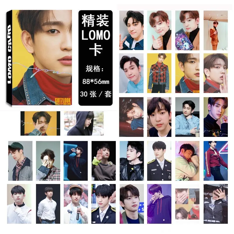 Подарочная коробка [MYKPOP]GOT7 JinYoung LOMO Card 30 шт. коллекция поклонников KPOP SA19082712|Игровые