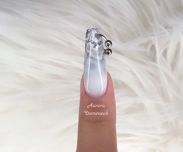 10 шт./лот модная ручная дрель для ногтей аксессуары Металлическая стрелка