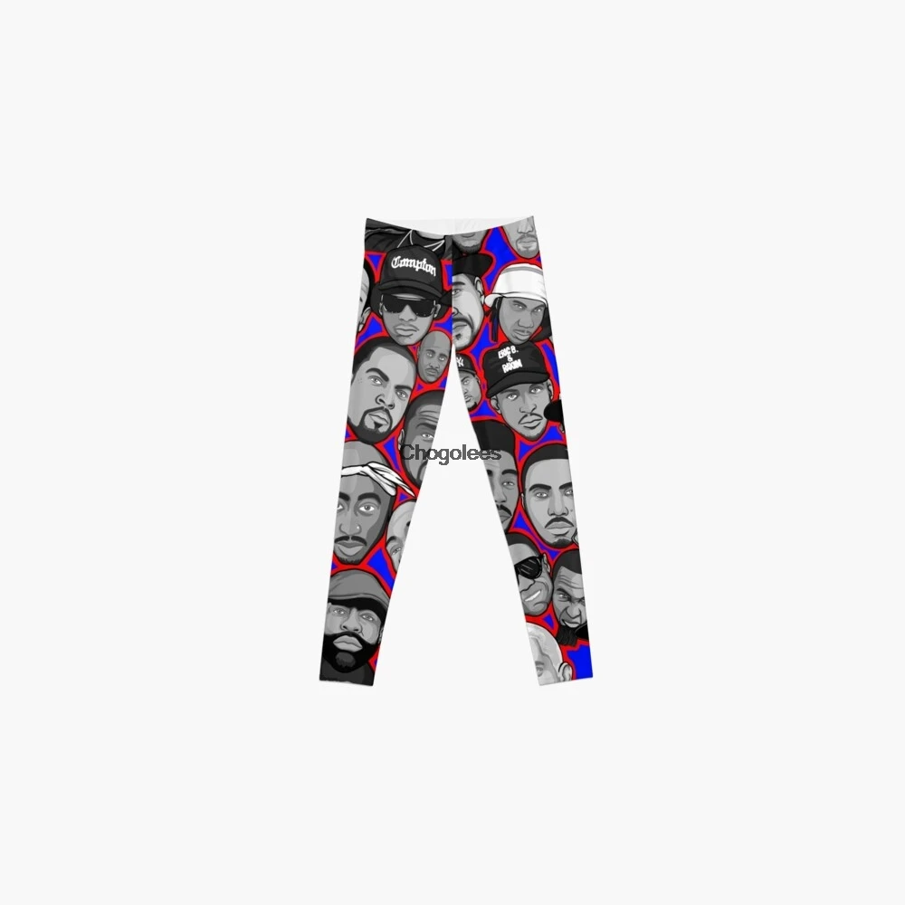Йога штаны old school легенды хип-хопа коллаж искусство Для женщин пикантные Легинсы
