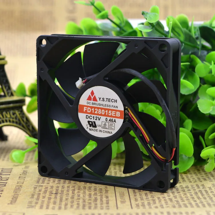 

NEW FD128015EB 8015 12V 0.46A 8CM/ Motor protection cooling