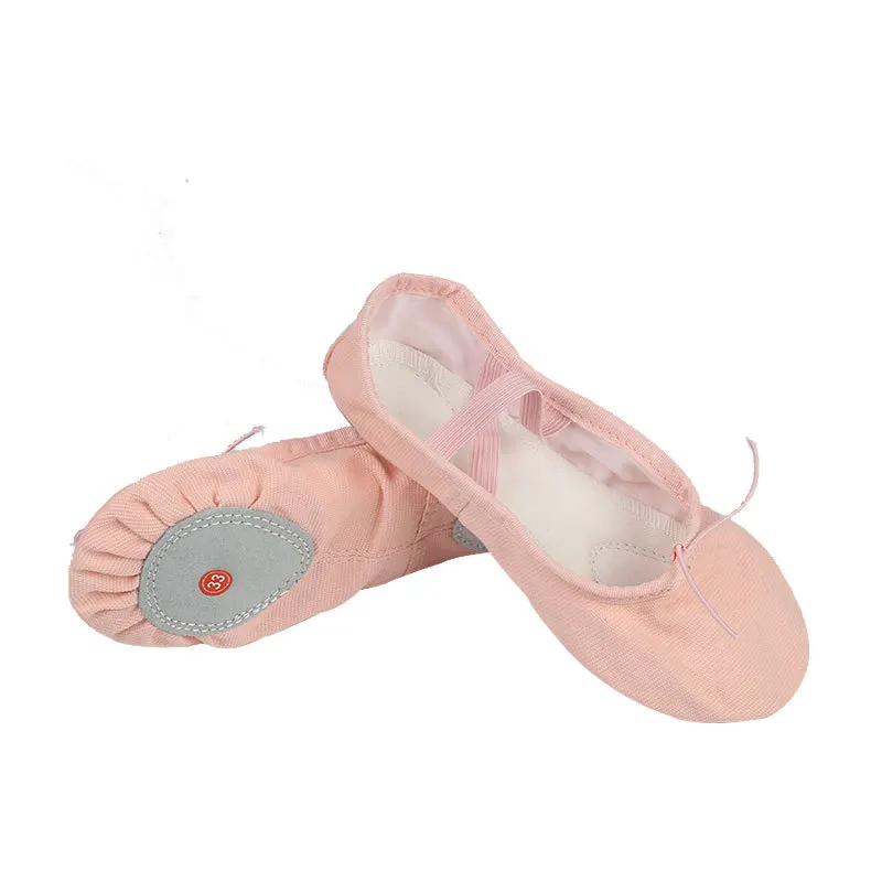 

2020 Women Solid color Yoga ballet dance shoes folding bandage aerobics Latin dance shoes exercise training soft shoes New