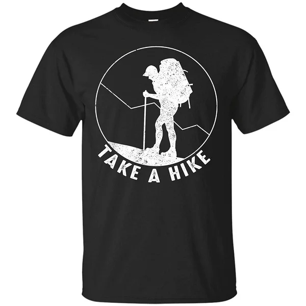 

Забавная походная футболка с коротким рукавом, подарок для похода, хлопковая футболка