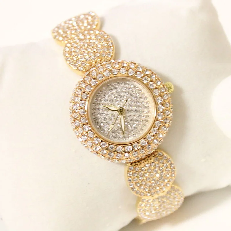 

Rhinestone Quartz Wrist Watch Luxury Brand Simple Design Ladies Watches Stainless Steel Bracelet Female Clock relogio feminino