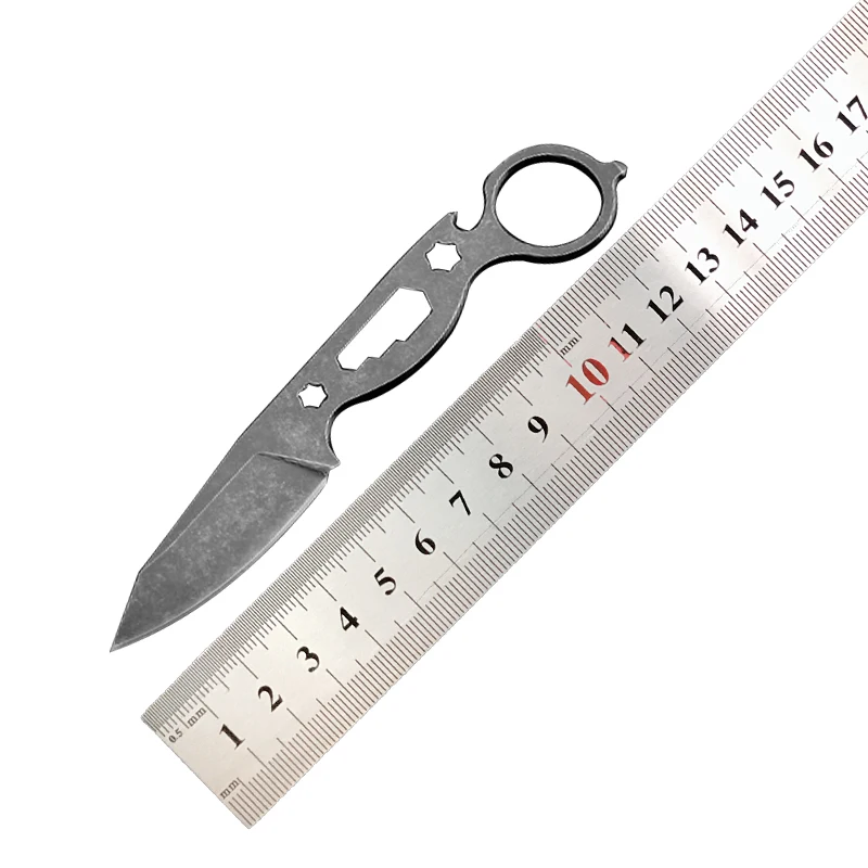 

Multifunctional Tactical Fixed Blade Knife 440C Blade Outdoor Self Defense Knives Bottle Opener Broken Window Cone EDC Tool