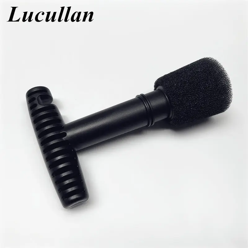 Lucullan черный Автомойка встроенный шинный винтовая кисть рифлёная колесная гайка инструменты для очистки с 5 дополнительными губками