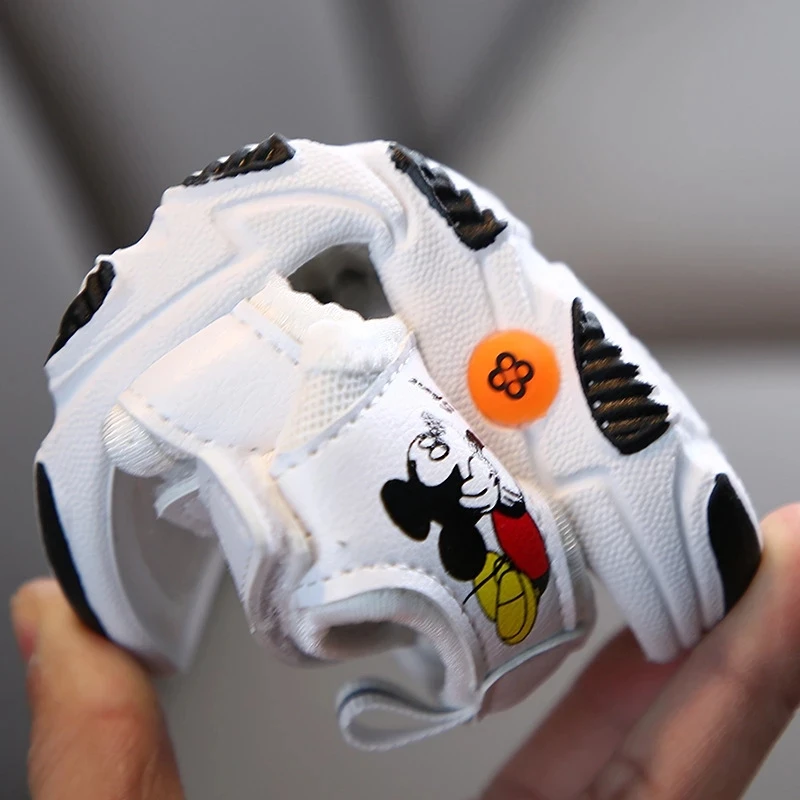 

Cute Disney Micky Mouse Children Sandals Breathable Summer Kids Sneakers Soft Breathable Classic Girls Boys Toddlers Shoes