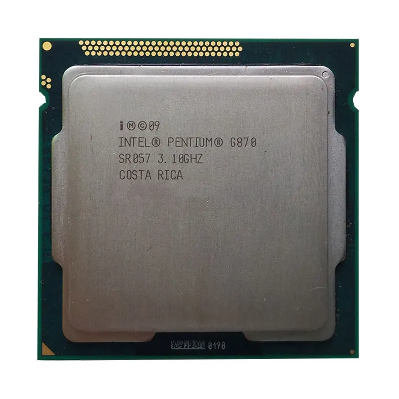 

Intel Pentium G870 CPU 3.1G 3M 2 Core 2 Thread LGA1155 Processor