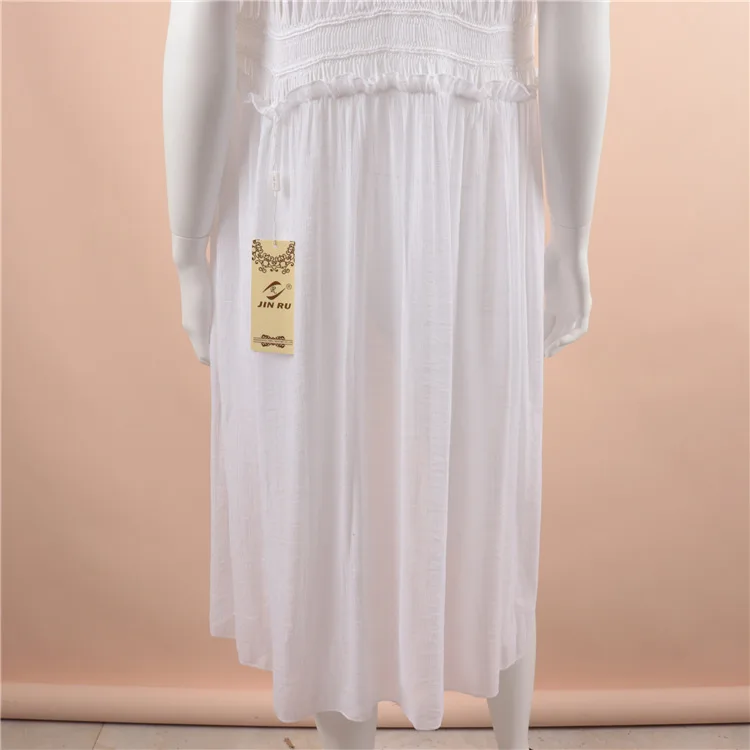 

Women Swimsuit Bikini Set With Cover Up Beach Dress Bathing Suit 2021 Knit Sleeveless Fold Shawl Dot Cotton Kaftan Swimwear