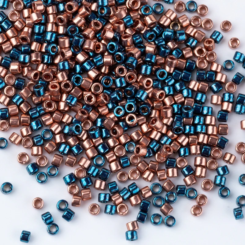 

Taidian Multicolor Metallic Perles Miyuki Delica Beads For Native Art 3grams/lot about 600 pieces